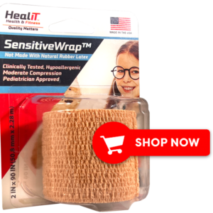 Compression wrap for sensitive skin - HealiT