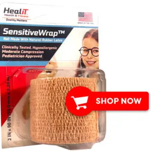 Compression wrap for sensitive skin - HealiT