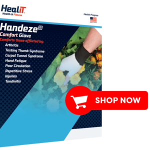 A package of Handeze Flexfit Glove, a popular compression glove for arthritis and hand issues
