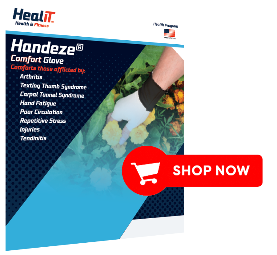 A package of Handeze Flexfit Glove, a popular compression glove for arthritis and hand issues