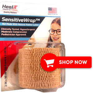 Compression wrap for sensitive skin - HealiT