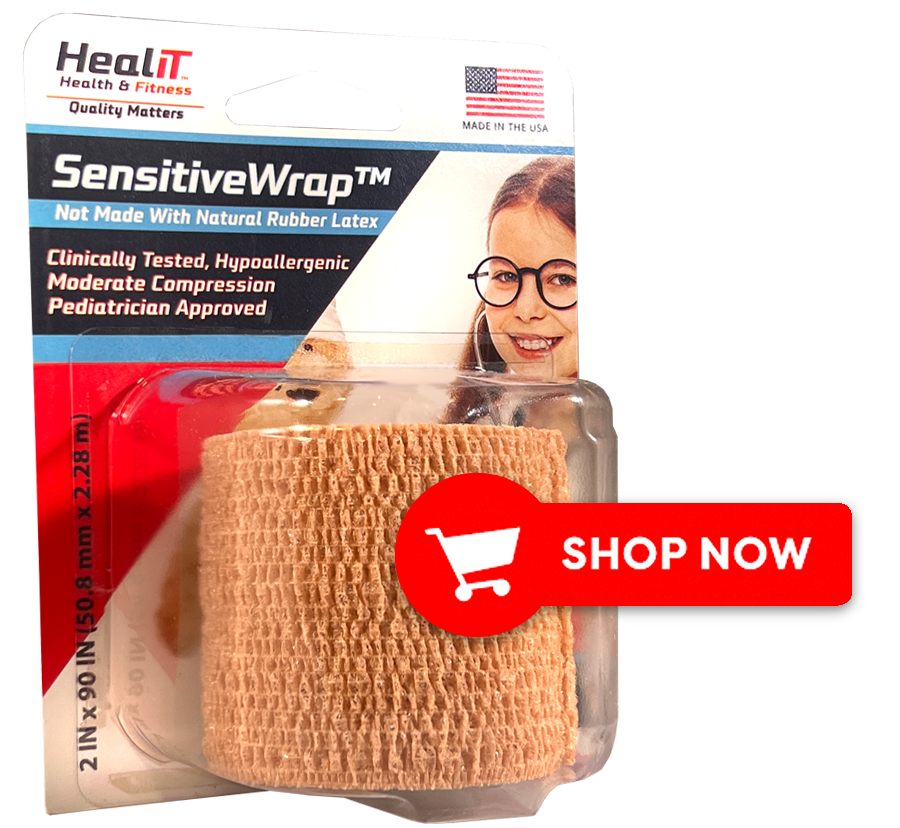 Compression wrap for sensitive skin - HealiT
