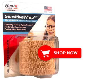 Compression wrap for sensitive skin - HealiT