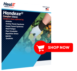 A package of Handeze Flexfit Glove, a popular compression glove for arthritis and hand issues