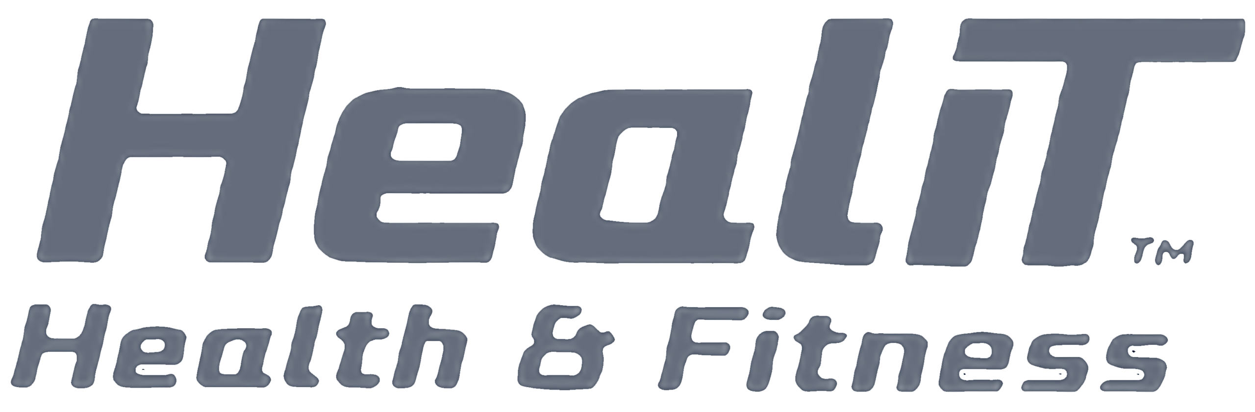 Logo with the text HealiT Health & Fitness in a bold, modern font on a white background, featuring a subtle compression wrap motif for a dynamic and energetic touch.